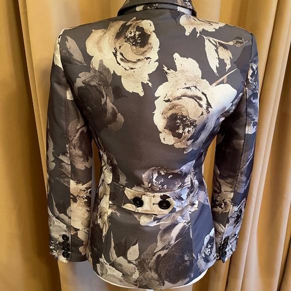 NEW! Craig Taylor One Button Fitted Floral Blazer, Jacket Size 4 - Picture 7 of 11